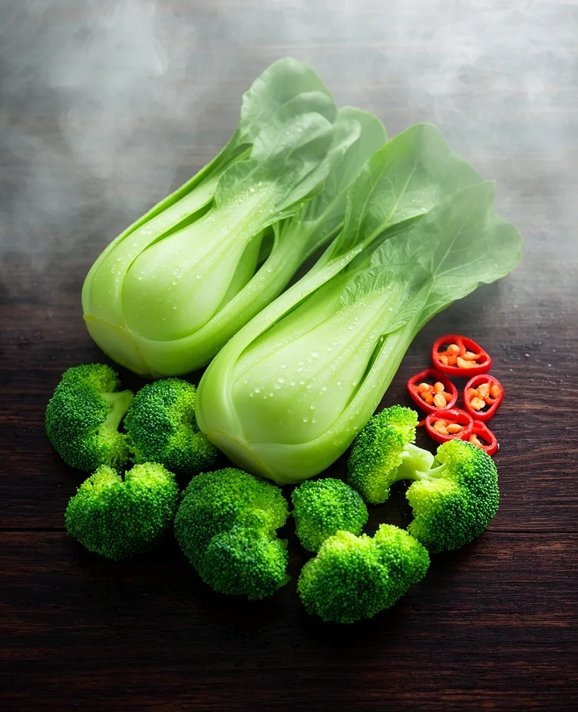 Fresh leafy greens representing plant-based nutrition